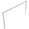 Access barriers | with triangular locking mechanism | swing-back | with top bar | hot-dip galvanized | total width: 2500 mm
